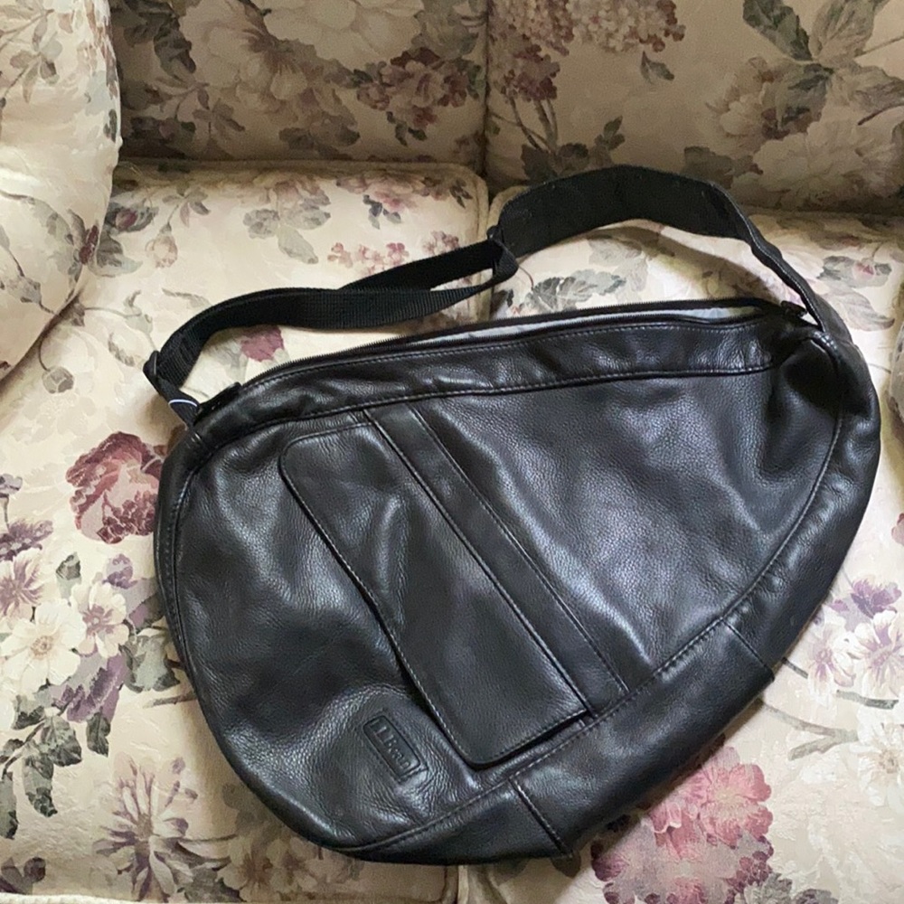 L.L. Bean leather backpack